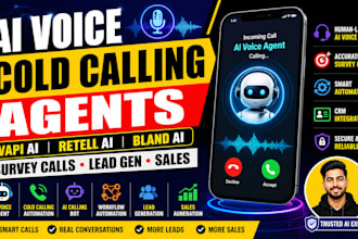 ai cold calling appointment setter with voiceflow ai bland ai for survey calls