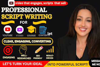 write a script for your online course videos
