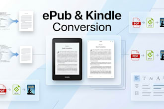 convert and format your book to epub for kindle