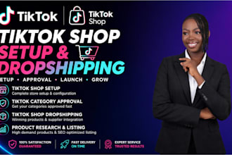 setup tiktok shop, tiktok category approval, tiktok shop dropshipping