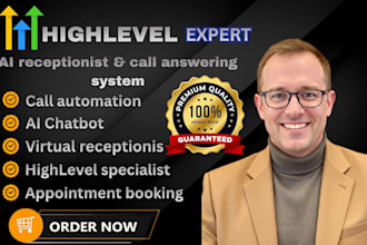 setup gohighlevel ai receptionist, ghl ai replies to reply and book appointments