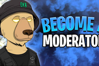 be telegram community manager discord moderator active telegram chatters