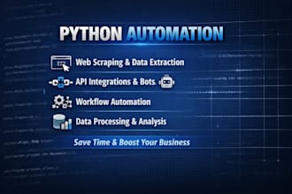 setup python automation scripts, API integrations