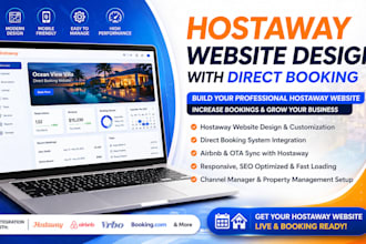 build a hostaway website with direct booking, pms sync, and rental seo