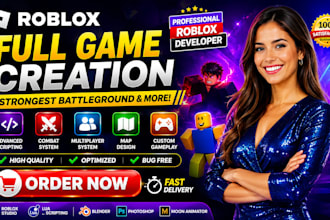 do roblox full game creation, strongest battleground, roblox game development