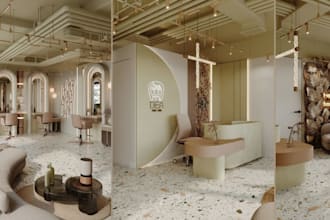 3d design amazing barbershop beauty salon spa nail hair salon boutique showroom