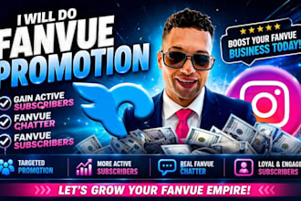 run social media ads, gain fanvue subscribers, fanvue promotion, fanvue chatter