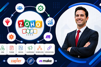 fix zoho crm workflows, zapier integrations and crm automation