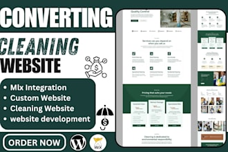 build a cleaning service website that helps you build more customers