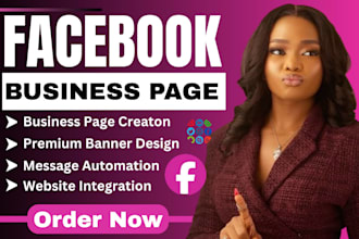 create and setup facebook business page