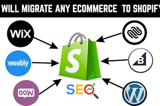 migrate wix wordpress to shopify website,weebly squarespace migration to shopify