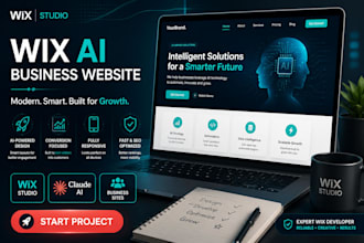 build wix ai business website, claude ai website design, wix studio expert