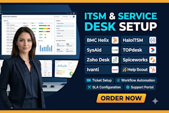 bmc helix sysaid zoho desk ivanti haloitsm topdesk spiceworks hubspot help scout