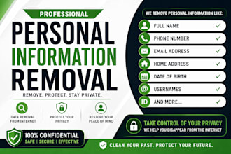 erase remove your personal information and digital footprints data from internet