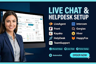 do liveagent intercom front gorgias kayako hiver helpdesk happyfox teamsupport