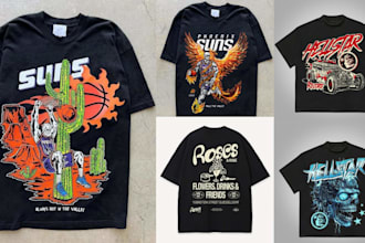 design vintage tshirt,streetwear graphic tee and retro clothing brand design