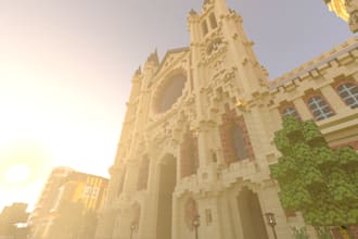 build you a minecraft church or cathedral
