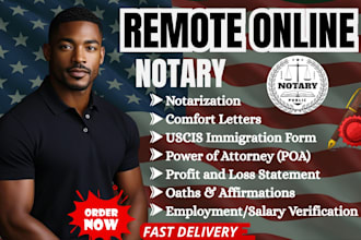 provide professional remote online notarization as a florida notary public
