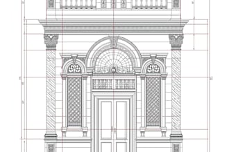 draw construction details, sections, and technical architectural drawings in cad