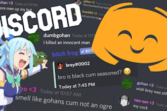 be discord mod, discord chatter for your gaming discord server