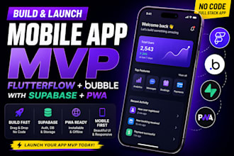 build android mobile app development create react native flutter developer pwa