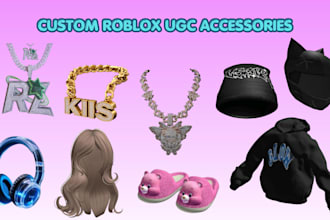 make a custom roblox ugc accessories roblox wearable hair hats roblox ugc outfit