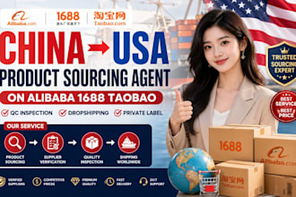 be USA china product sourcing agent on alibaba 1688 taobao for qc dropshipping