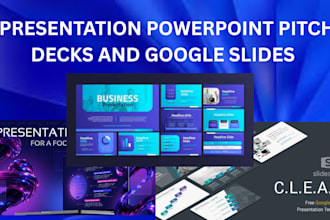 design powerpoint presentation pitch decks google slides and master template