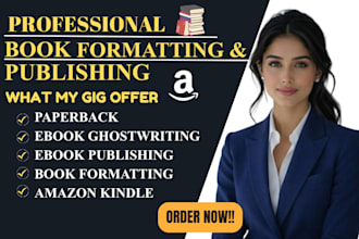 format your manuscript for kindle, paperback, and epub
