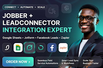 jobber withgoogle sheets leadconnector jotform facebook leads zapier integration