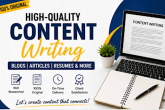 write SEO friendly blog posts and articles