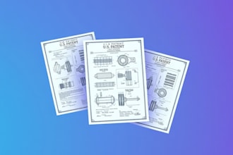 create professional patent drawings and technical line art for uspto