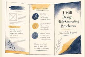 design trifold, bifold, and corporate brochures that drive sales and leads