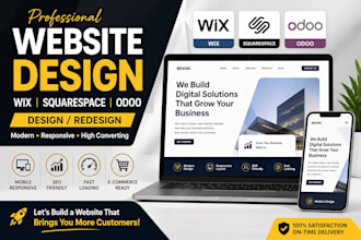 redesign wix website design odoo website design squarespace website redesign