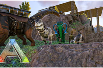 create a custom paint job for ark survival ascended