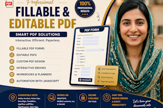create interactive fillable pdfs ebooks workbooks and planners