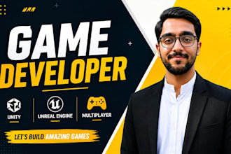 develop 2d and 3d mobile games using unity and unreal engine