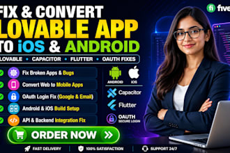 bug fix convert lovable to ios and android using despia capacitor flutter, oauth