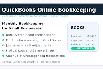 clean up and catch up quickbooks bookkeeping