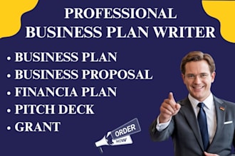 write business plan for startups business plan writer pitch deck financial plan