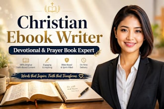write christian ebooks devotionals prayer books non fiction writer ghostwriter