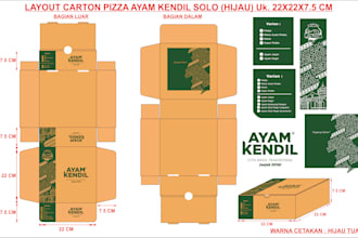 make a layout or artwork carton packaging