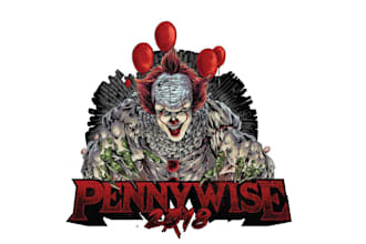 design high quality horror film production logo with free source file