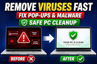 remove viruses and malware from your windows PC fast