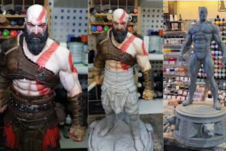 3d print and paint custom stl file to 3d action figure dnd tabletop miniature