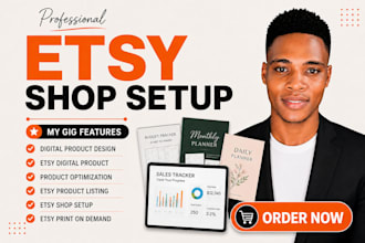 design etsy digital products etsy seo etsy store setup etsy shop etsy listing
