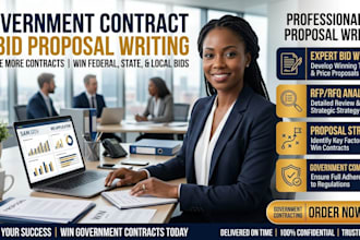 write a winning government contract,bid proposal, rfp,rfq, grant writing