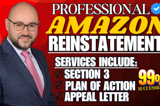 write amazon reinstatement appeal poa for suspended account fix