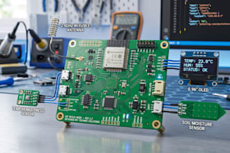 design embedded systems pcb firmware rf antenna and iot devices