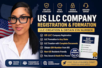 do US llc company registration llc formation US llc creation and get ein number